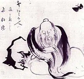 a drawing of Zhuangzi