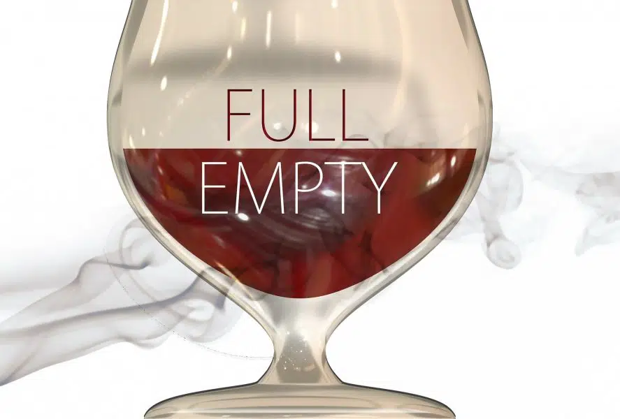 glass half empty or full?