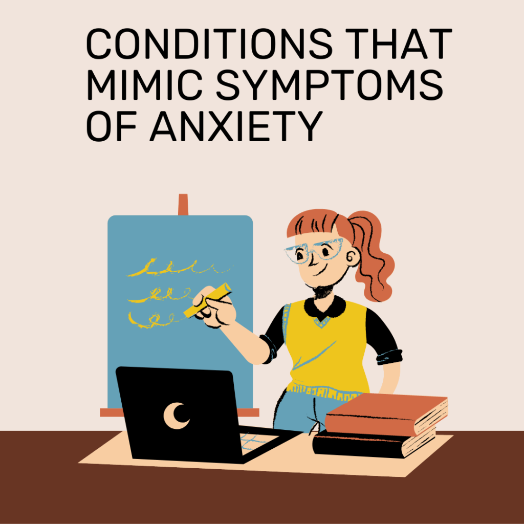 Our cover image for "Investigating Conditions that Mimic Symptoms of Anxiety" section.